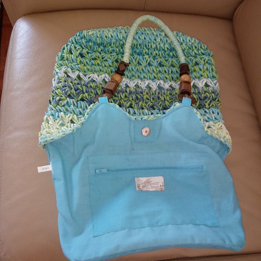 Cappelli Straworld Straw&Wood Bead Bag - Picture 6 of 6